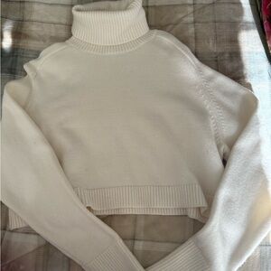 Zara Cream Turtleneck Sweater